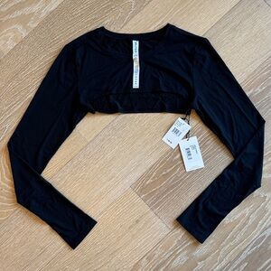 Splits59 Black Long Sleeve Shrug